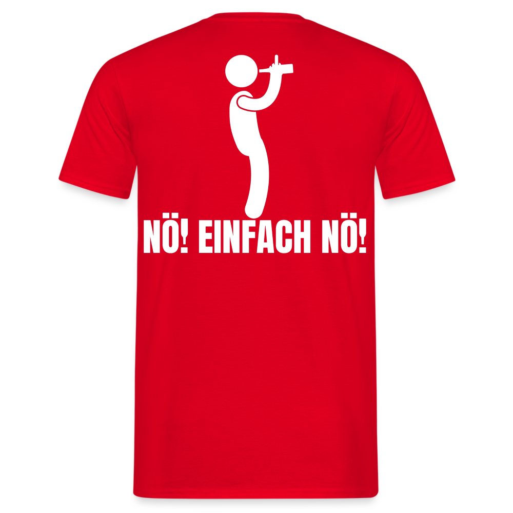 NÖ EINFACH NÖ - Herren T-Shirt - Rot