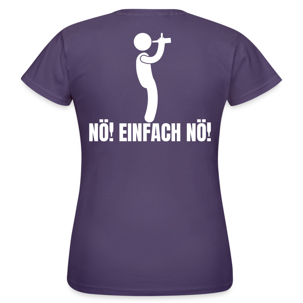 NÖ EINFACH NÖ - Damen T-Shirt - Dunkellila