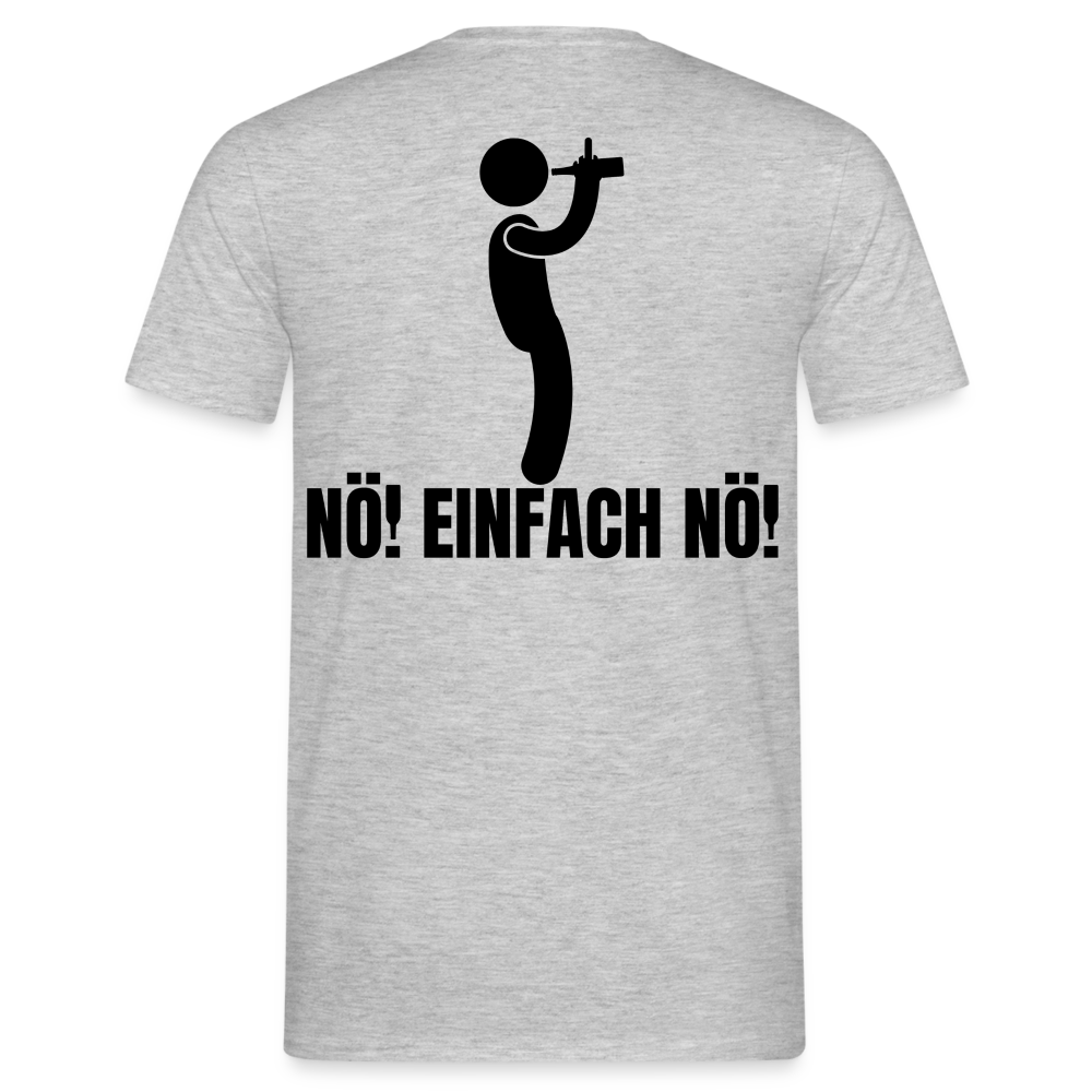 NÖ EINFACH NÖ - Herren T-Shirt - Grau meliert