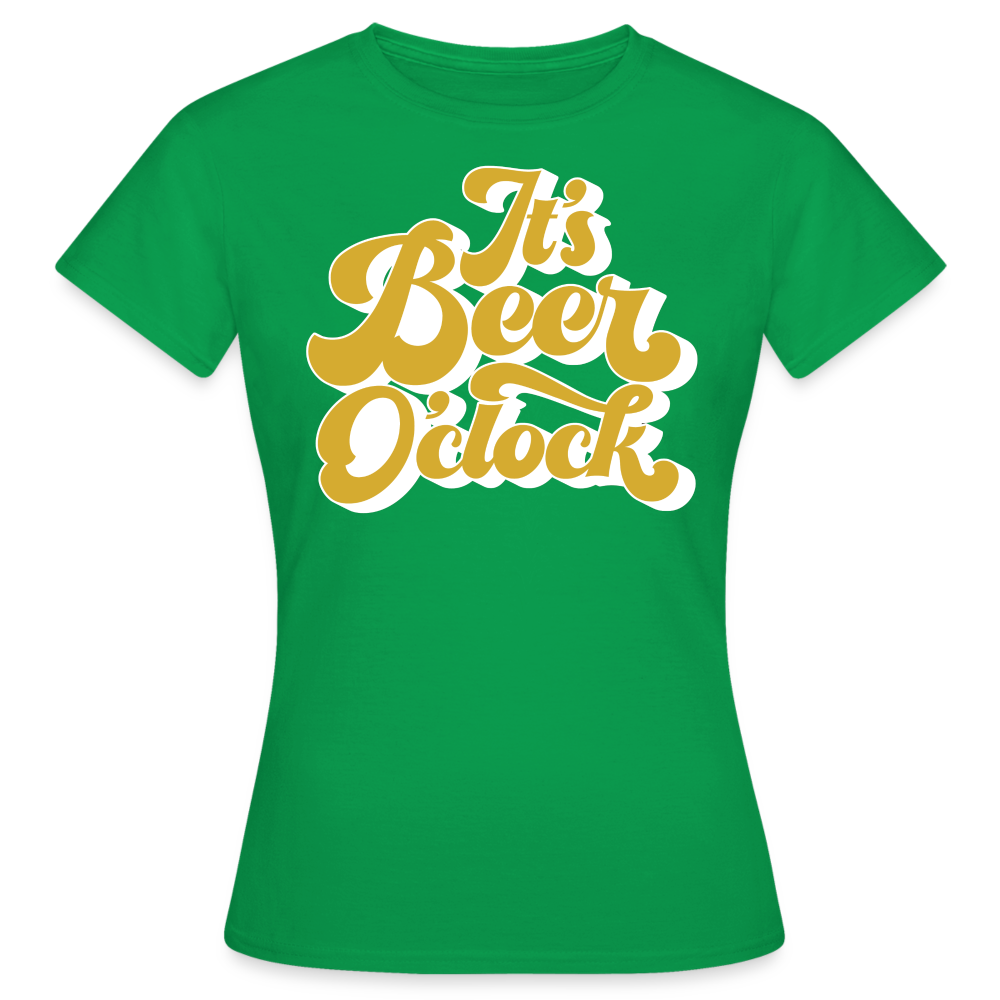 IT´S BEER O´CLOCK - Damen T-Shirt - Kelly Green