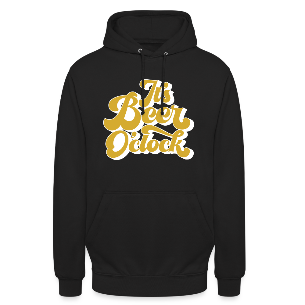 IT`S BEER O`CLOCK - Unisex Hoodie - Schwarz