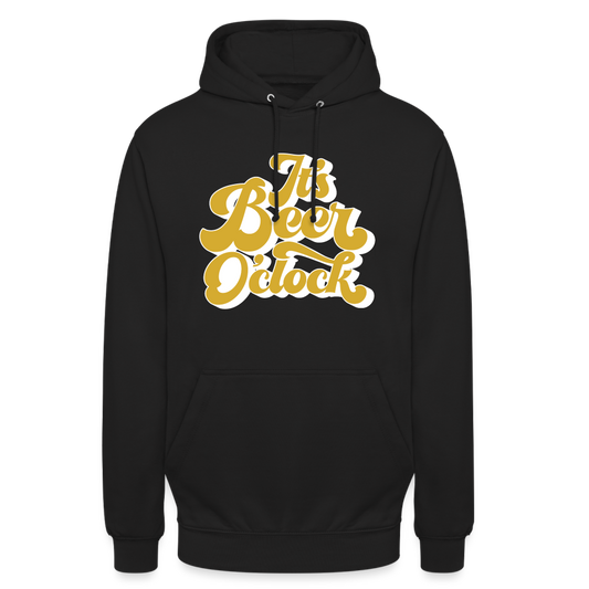 IT`S BEER O`CLOCK - Unisex Hoodie - Schwarz