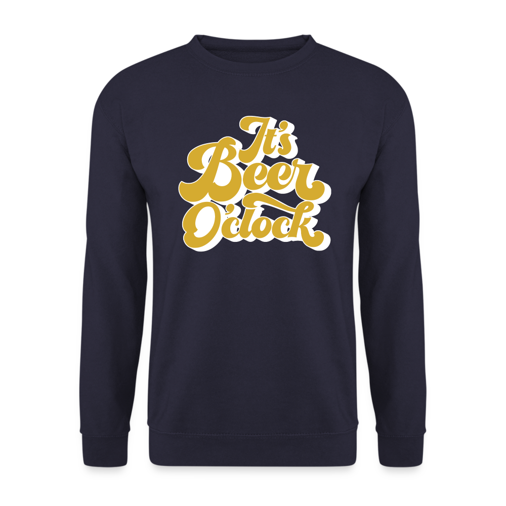 IT`S BEER O`CLOCK - Unisex Pullover - Navy