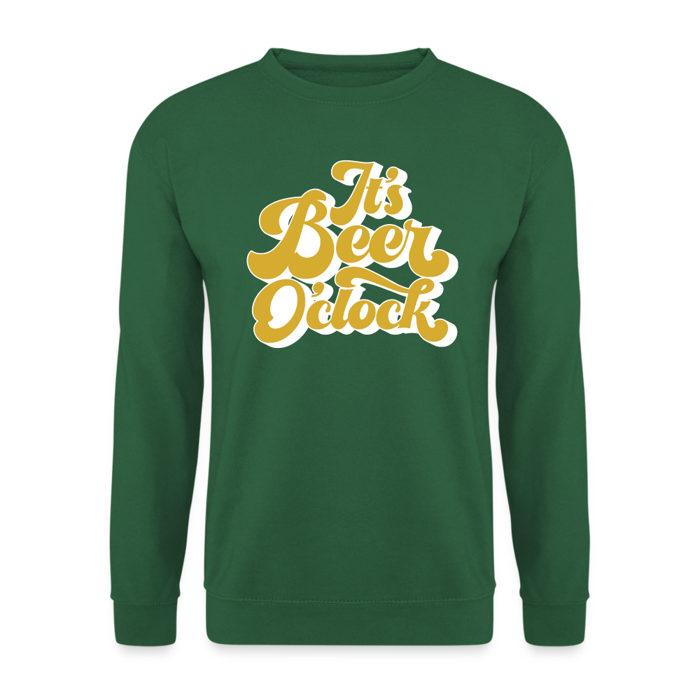 IT`S BEER O`CLOCK - Unisex Pullover - Grün