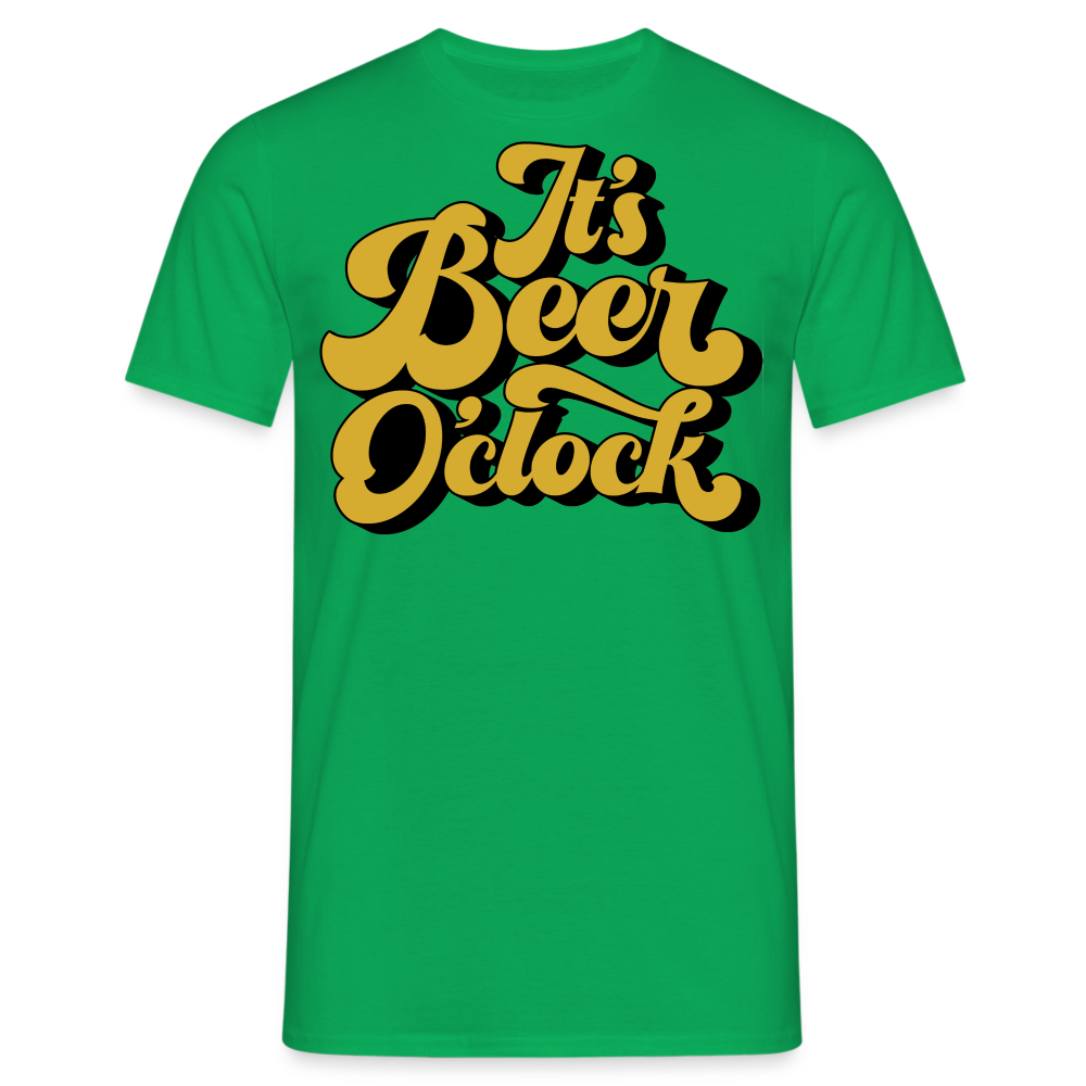 IT`S BEER O`CLOCK - Herren T-Shirt - Kelly Green