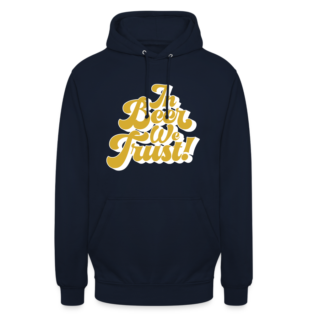 IN BEER WE TRUST - Unisex Hoodie - Navy