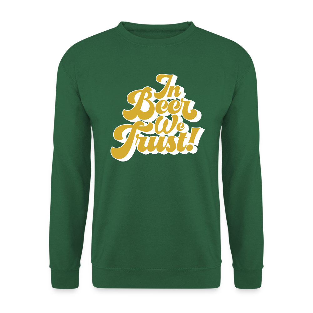 IN BEER WE TRUST - Unisex Pullover - Grün