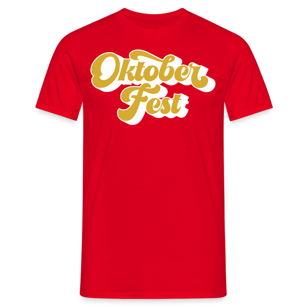 OKTOBERFEST - Herren T-Shirt - Rot