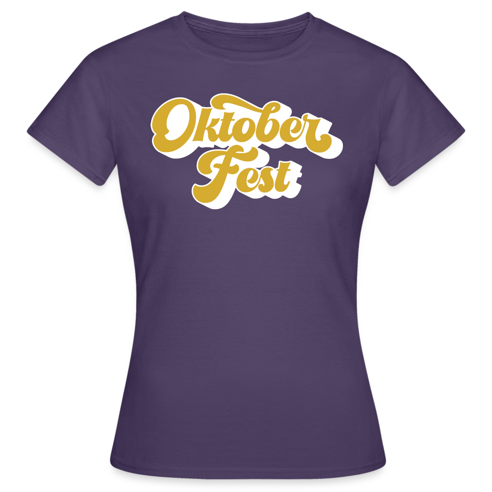 OKTOBERFEST - Damen T-Shirt - Dunkellila