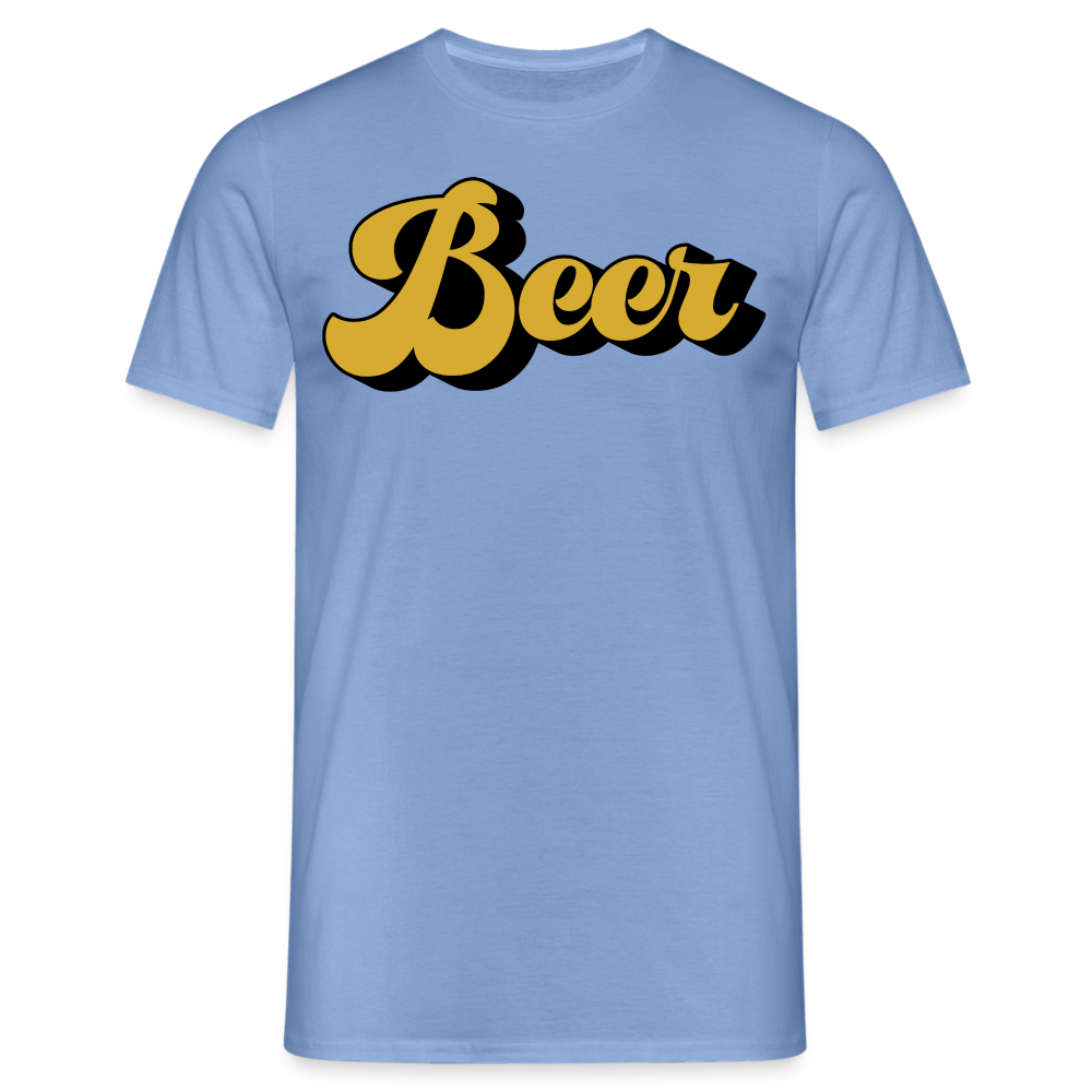 BEER - Herren T-Shirt - carolina blue