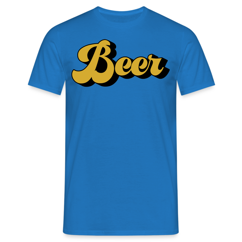 BEER - Herren T-Shirt - Royalblau