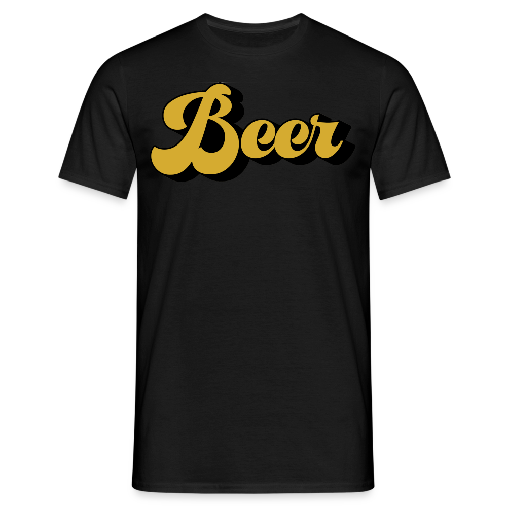 BEER - Herren T-Shirt - Schwarz