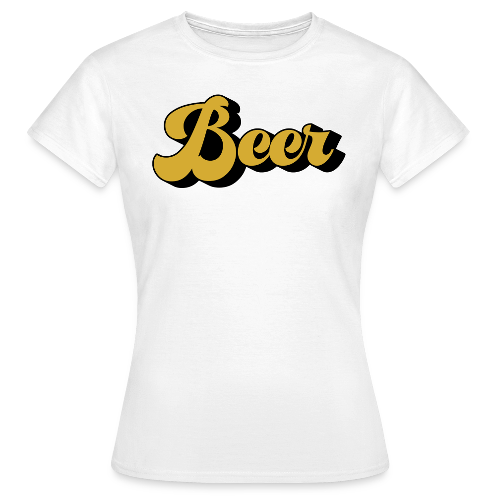 BEER - Damen T-Shirt - weiß