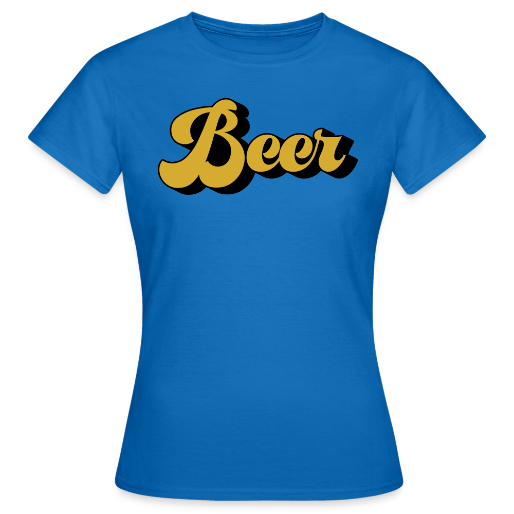 BEER - Damen T-Shirt - Royalblau