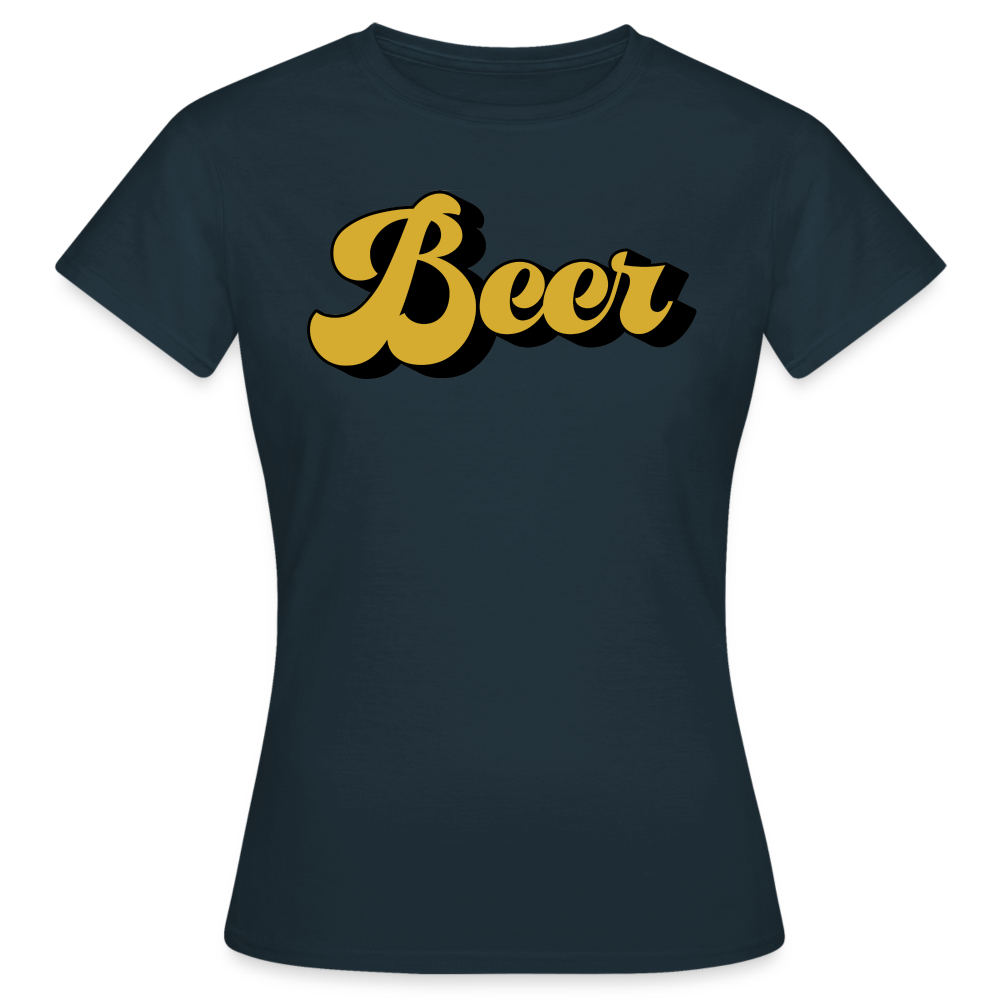 BEER - Damen T-Shirt - Navy