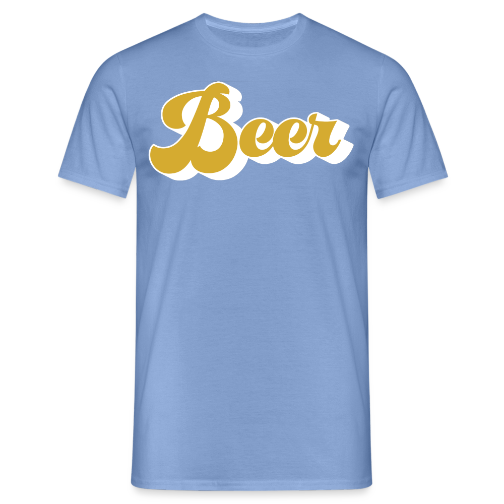 BEER - Herren T-Shirt - carolina blue