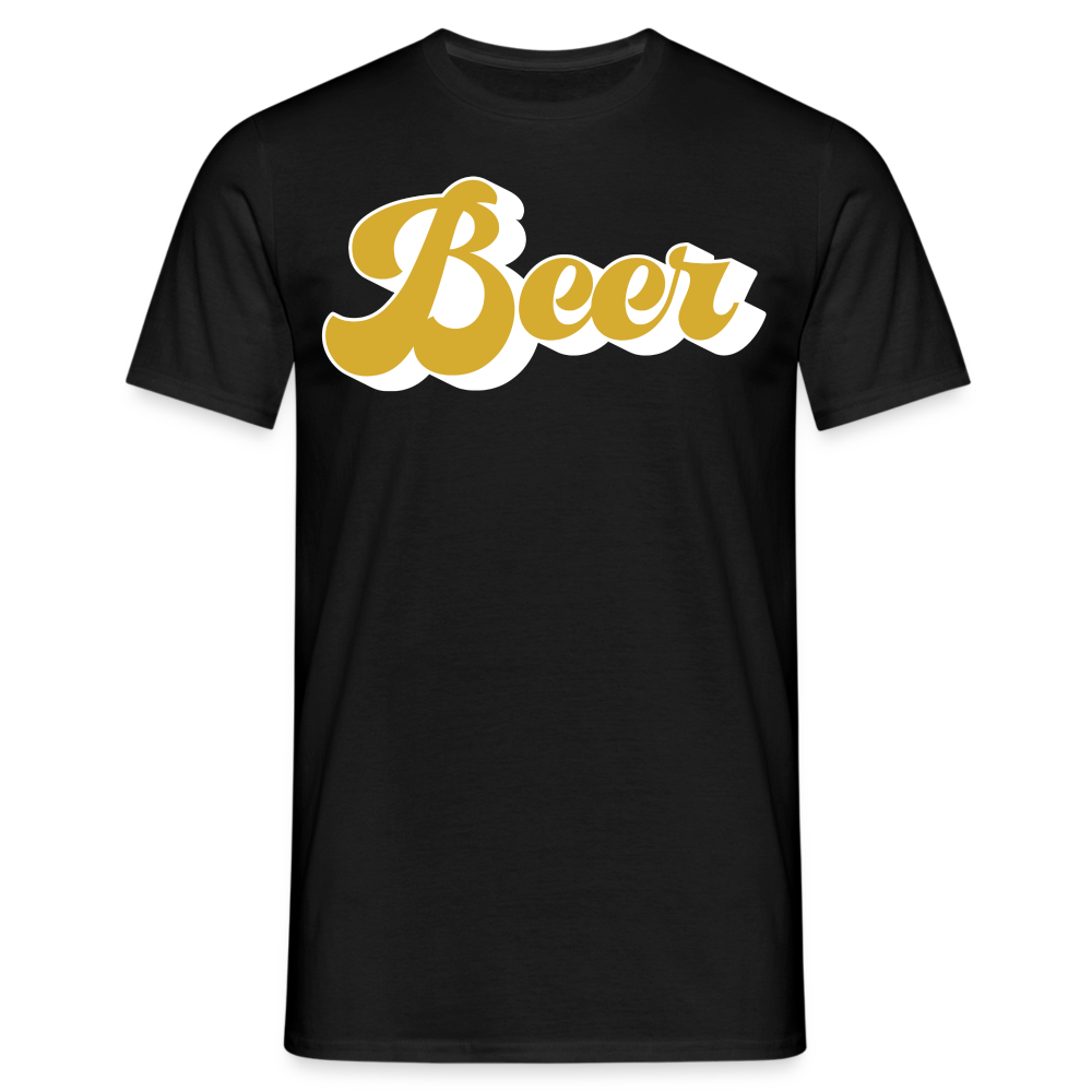 BEER - Herren T-Shirt - Schwarz