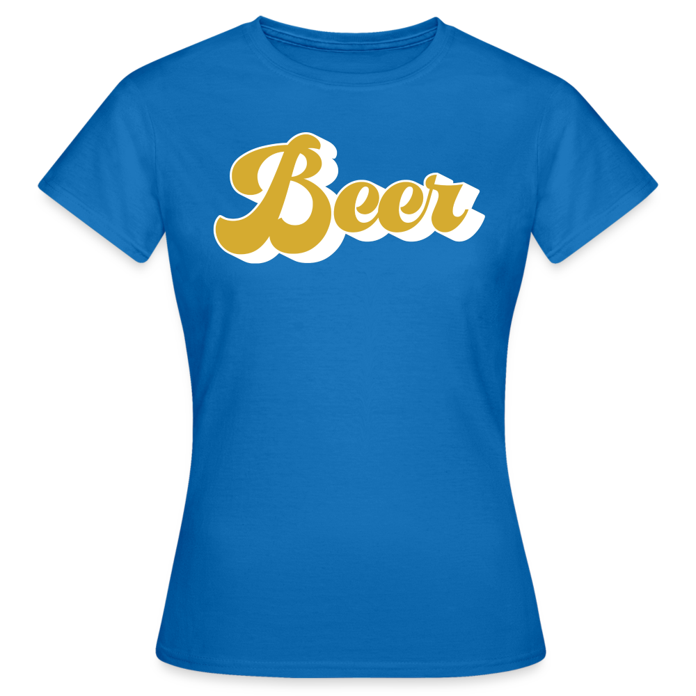 BEER - Damen T-Shirt - Royalblau