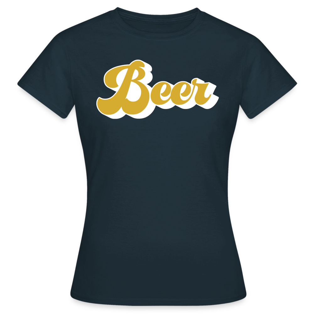 BEER - Damen T-Shirt - Navy