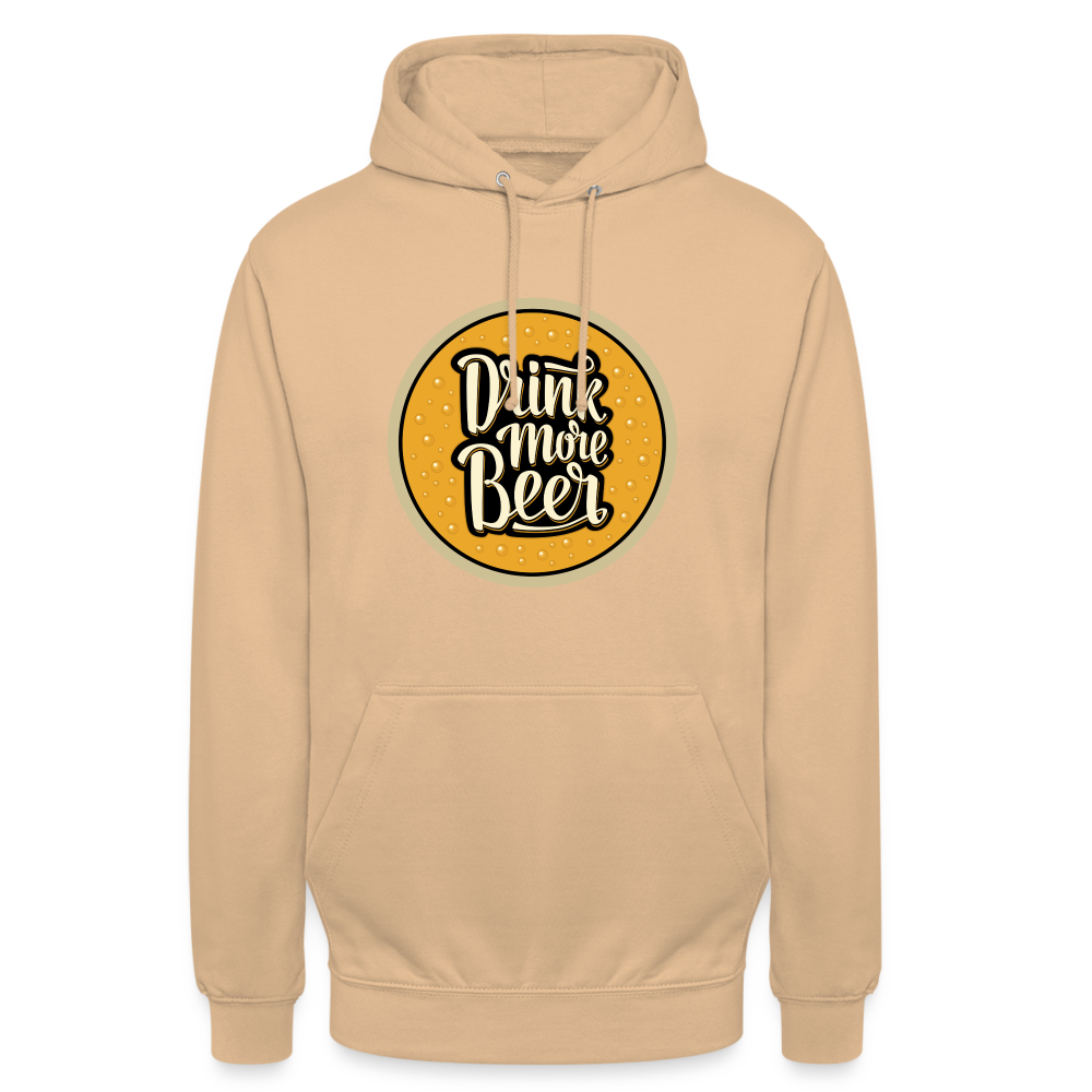 DRINK MORE BEER - Unisex Hoodie - Beige