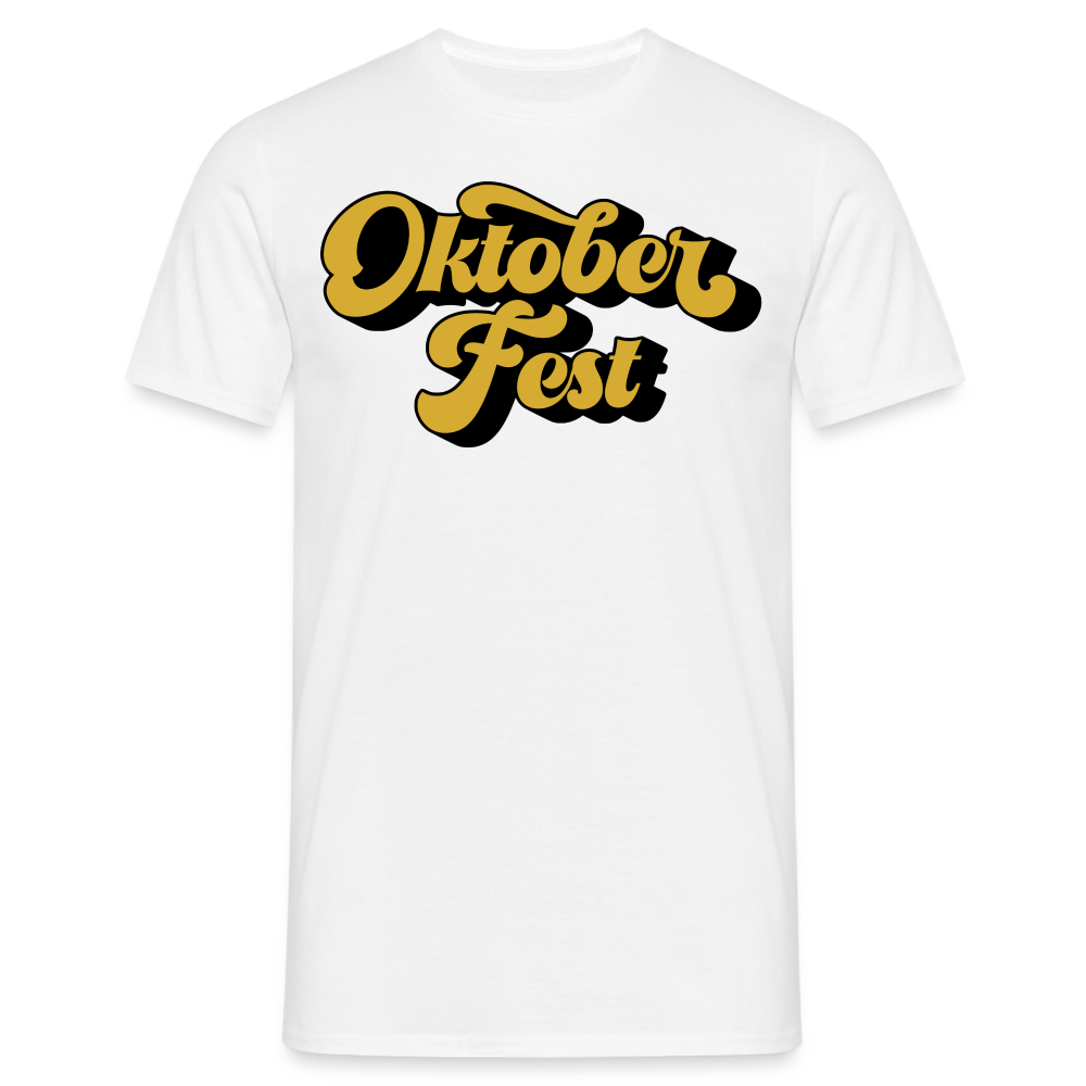 OKTOBERFEST - Herren T-Shirt - weiß