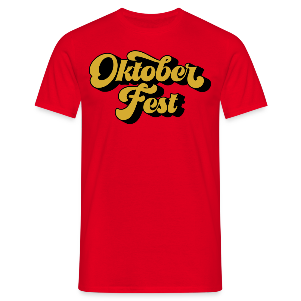 OKTOBERFEST - Herren T-Shirt - Rot