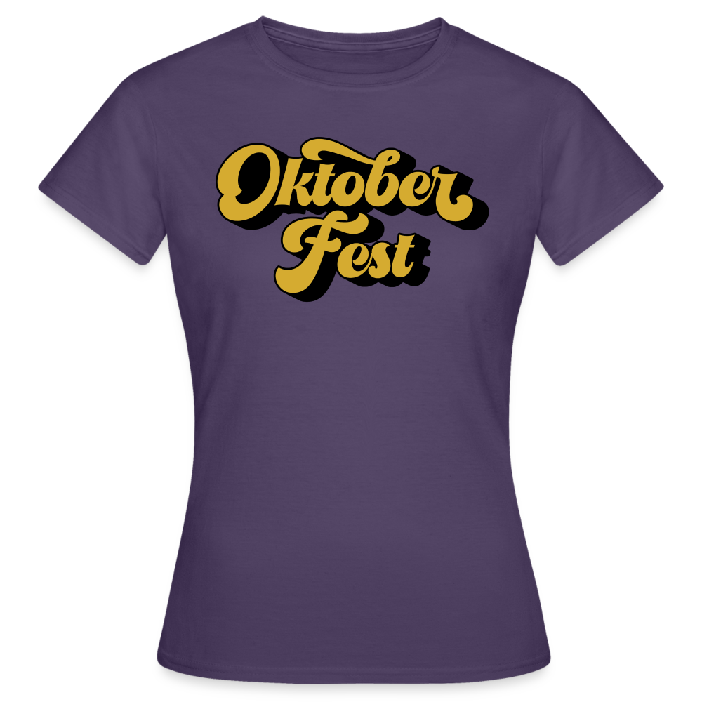 OKTOBERFEST - Damen T-Shirt - Dunkellila