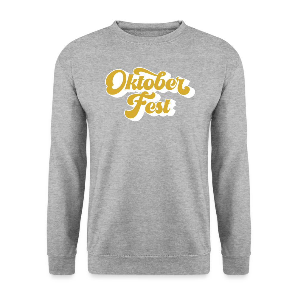 OKTOBERFEST - Unisex Pullover - Weißgrau meliert