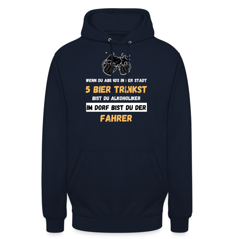 FAHRER IM DORF - Unisex Hoodie - Navy