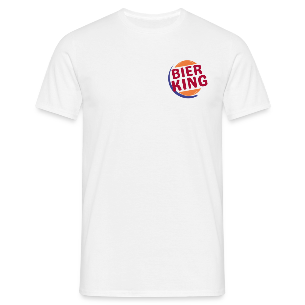 BIER KING - Herren T-Shirt - weiß