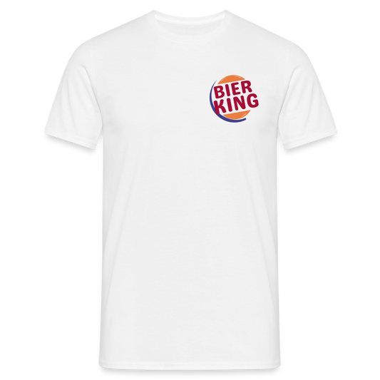 BIER KING - Herren T-Shirt - weiß