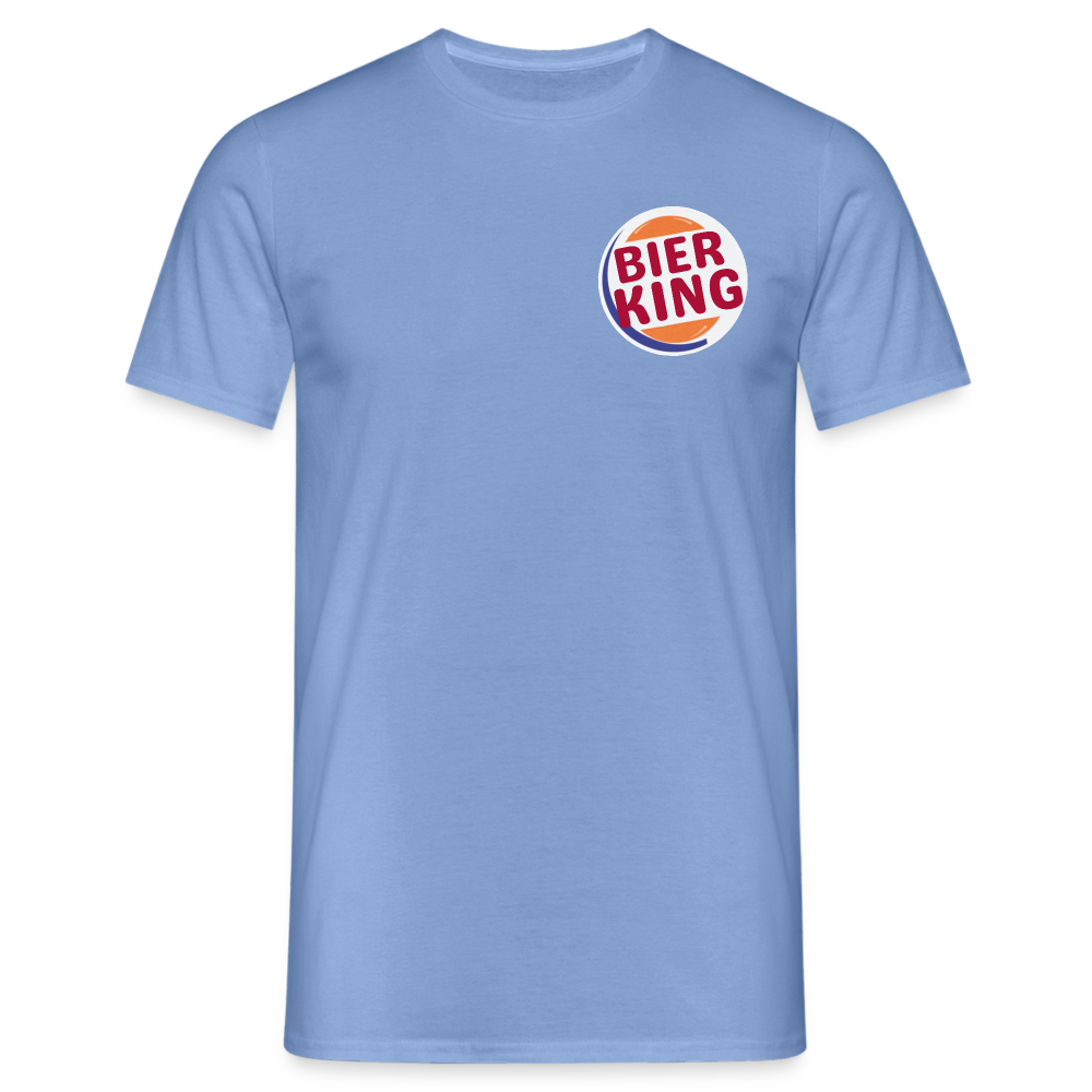 BIER KING - Herren T-Shirt - carolina blue