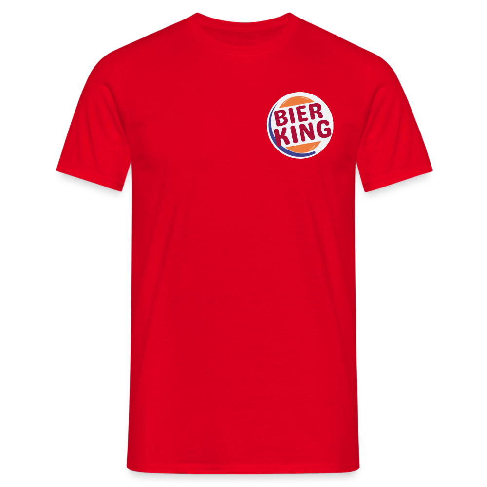 BIER KING - Herren T-Shirt - Rot