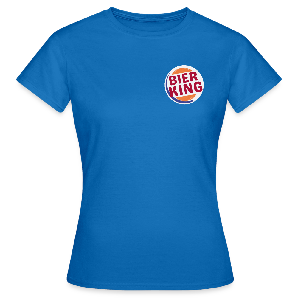 BIER KING - Damen T-Shirt - Royalblau