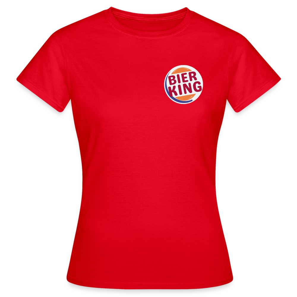 BIER KING - Damen T-Shirt - Rot