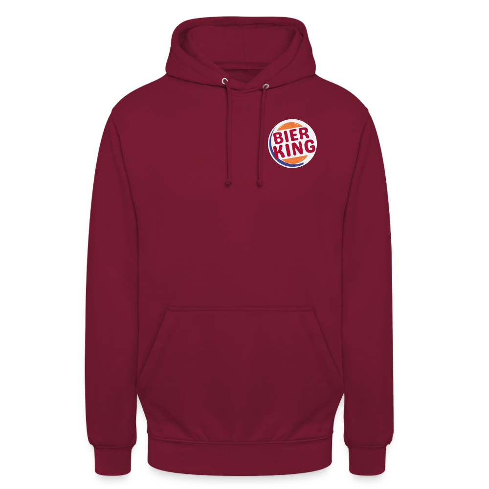 BIER KING - Unisex Hoodie - Bordeaux