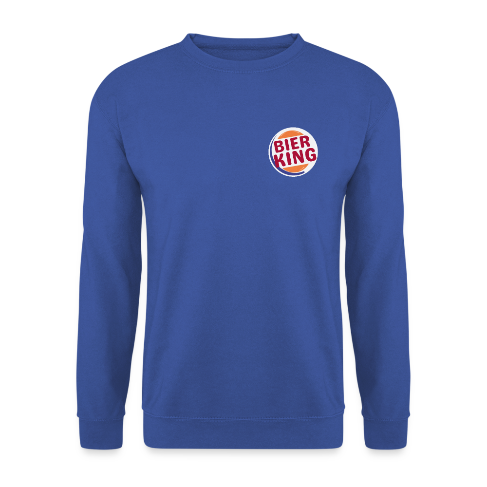 BIER KING - Unisex Pullover - Royalblau