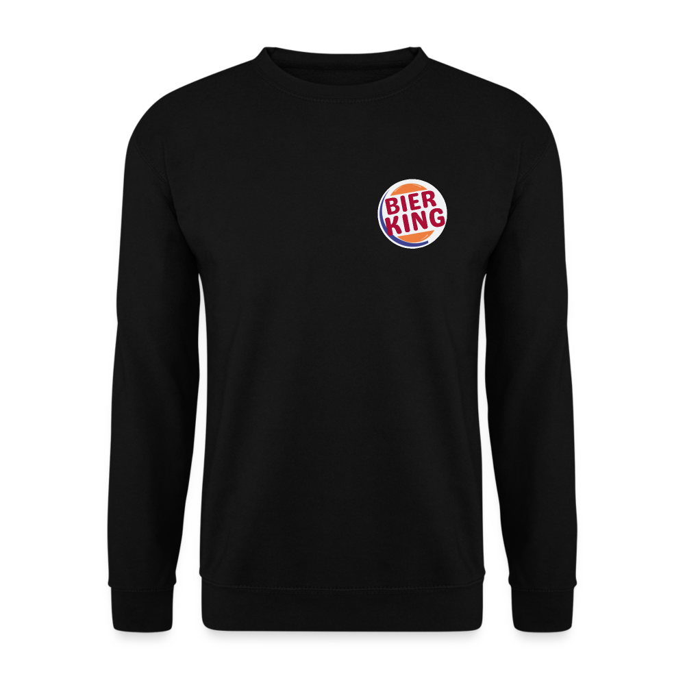 BIER KING - Unisex Pullover - Schwarz