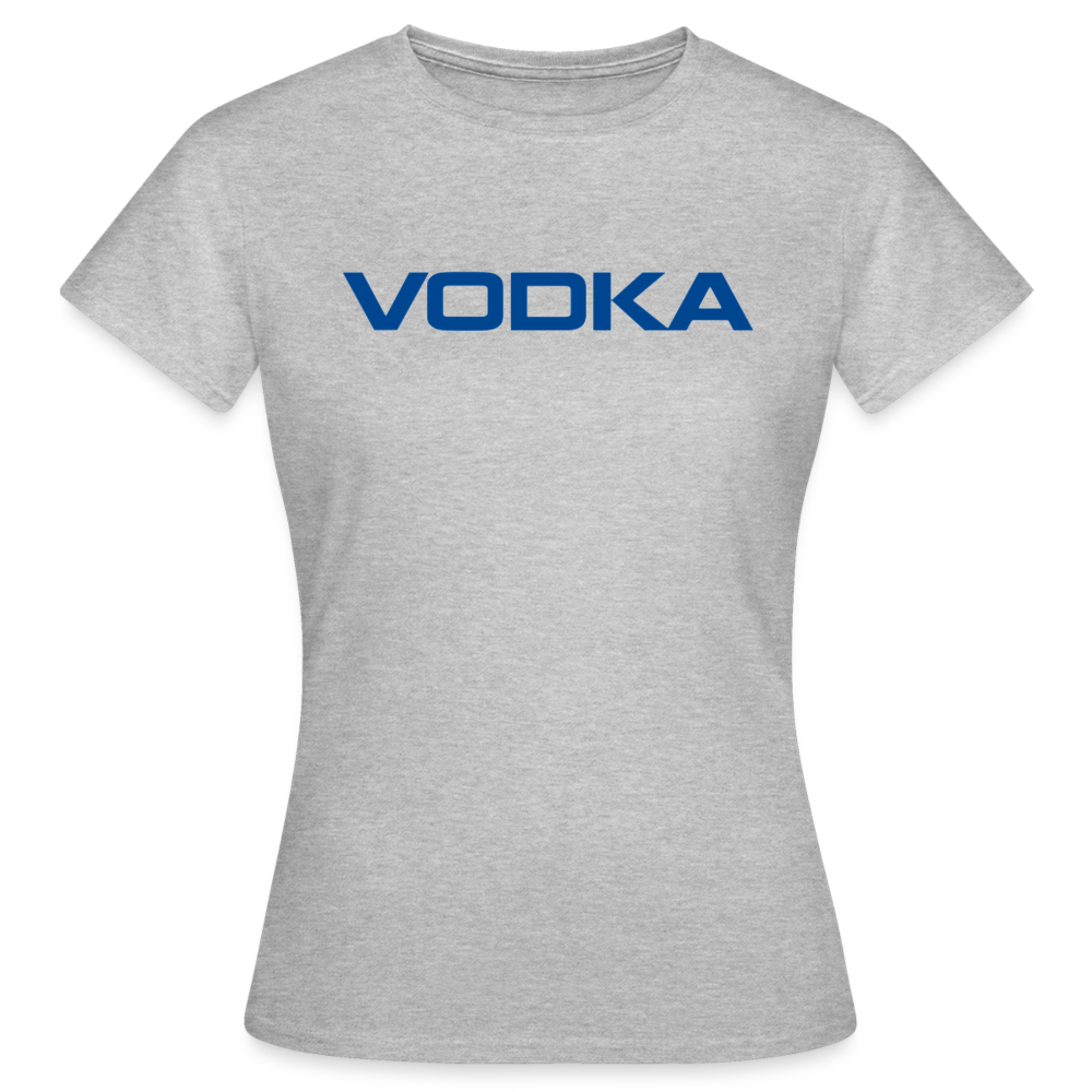 VODKA - Damen T-Shirt - Grau meliert