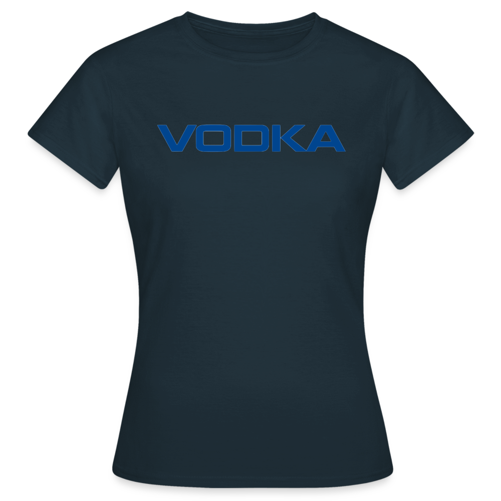 VODKA - Damen T-Shirt - Navy