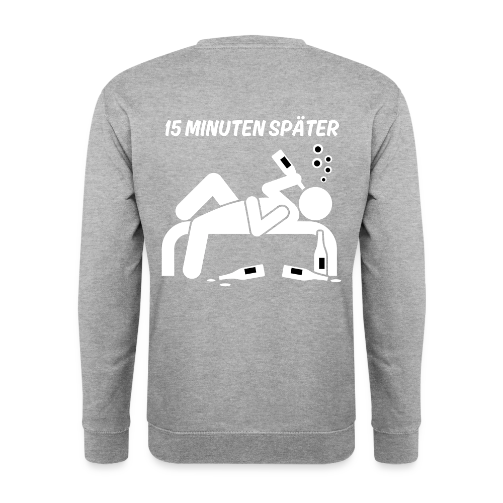 NEEE HEUTE NICHT - Unisex Pullover - Weißgrau meliert