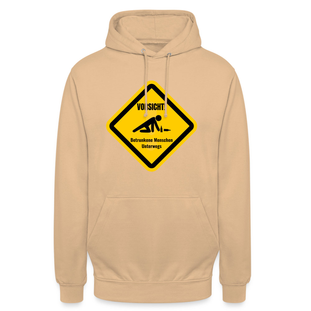 VORSICHT - Unisex Hoodie - Beige