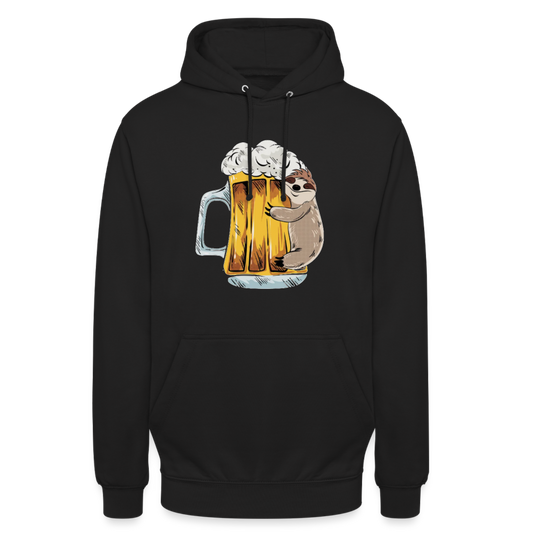 BIER FAULTIER - Unisex Hoodie - Schwarz