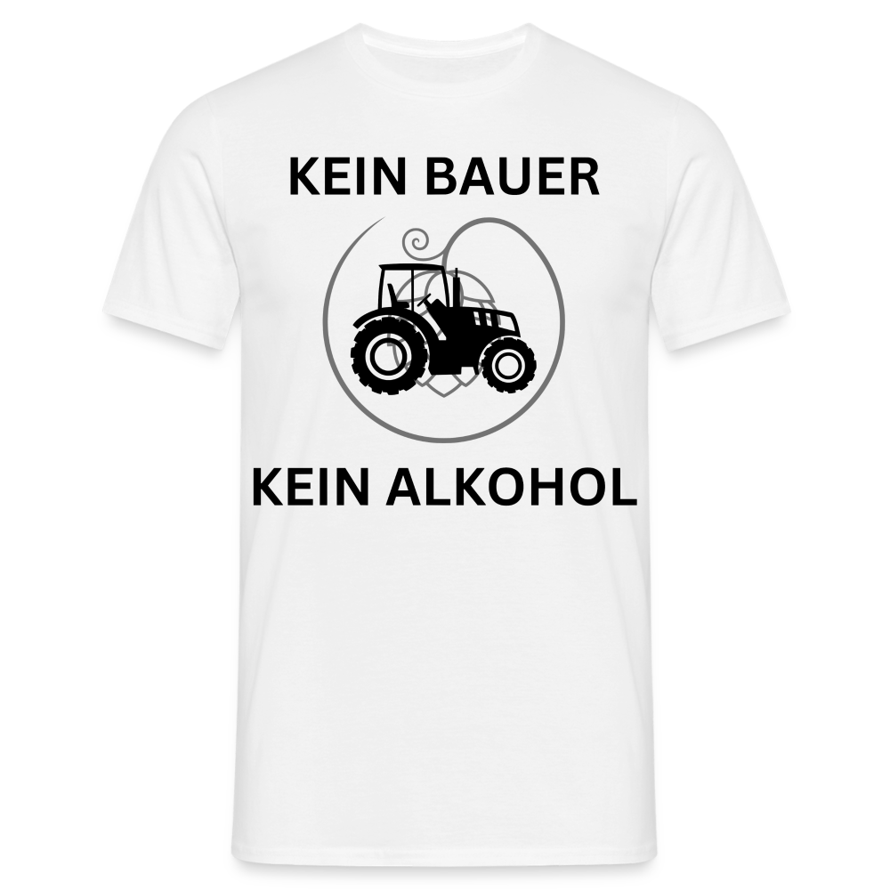 KEIN BAUER - Herren T-Shirt - weiß