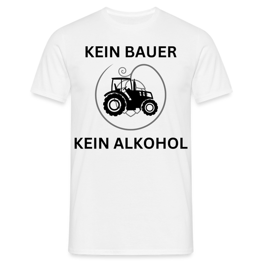 KEIN BAUER - Herren T-Shirt - weiß