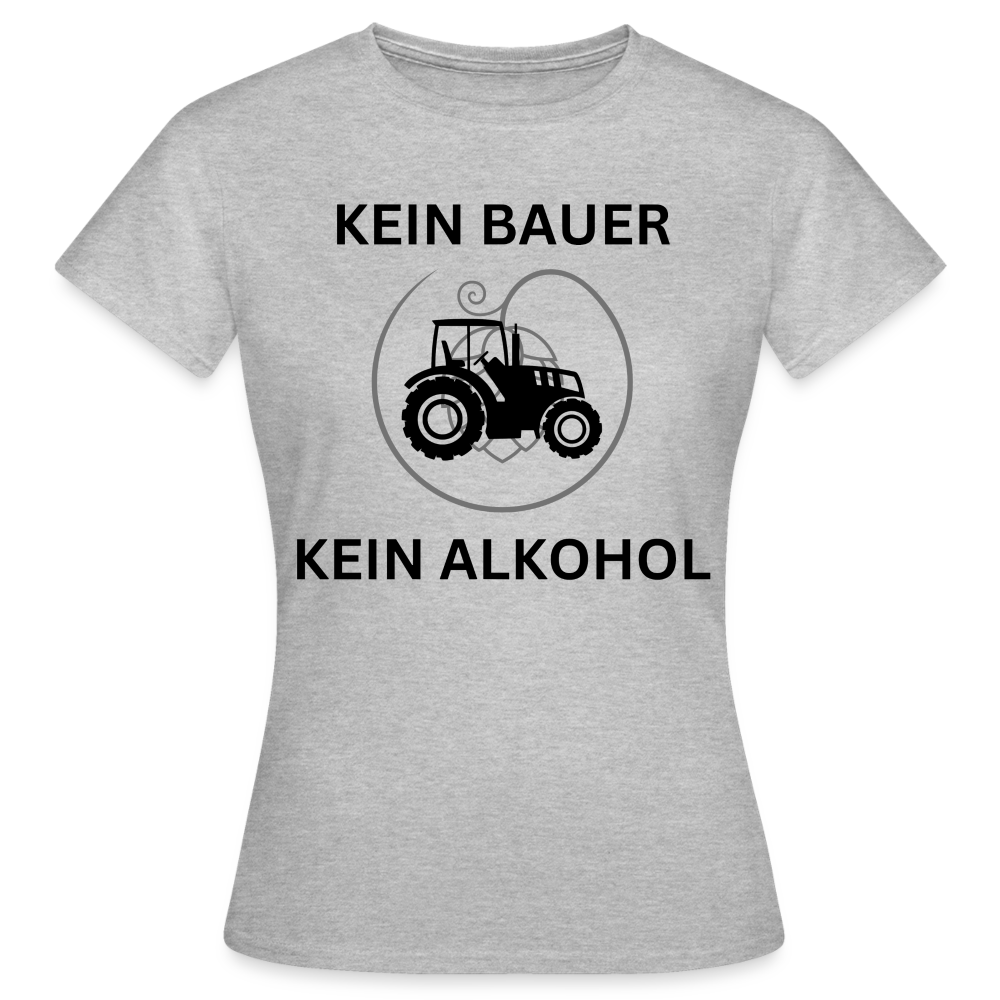 KEIN BAUER - Damen T-Shirt - Grau meliert