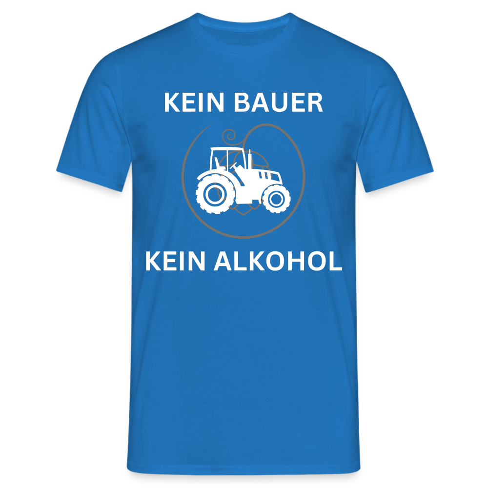 KEIN BAUER - Herren T-Shirt - Royalblau