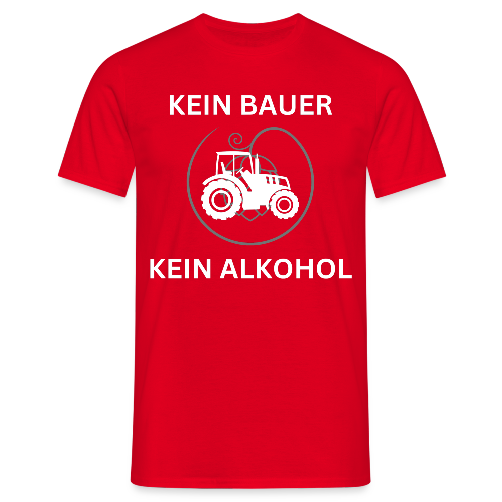 KEIN BAUER - Herren T-Shirt - Rot