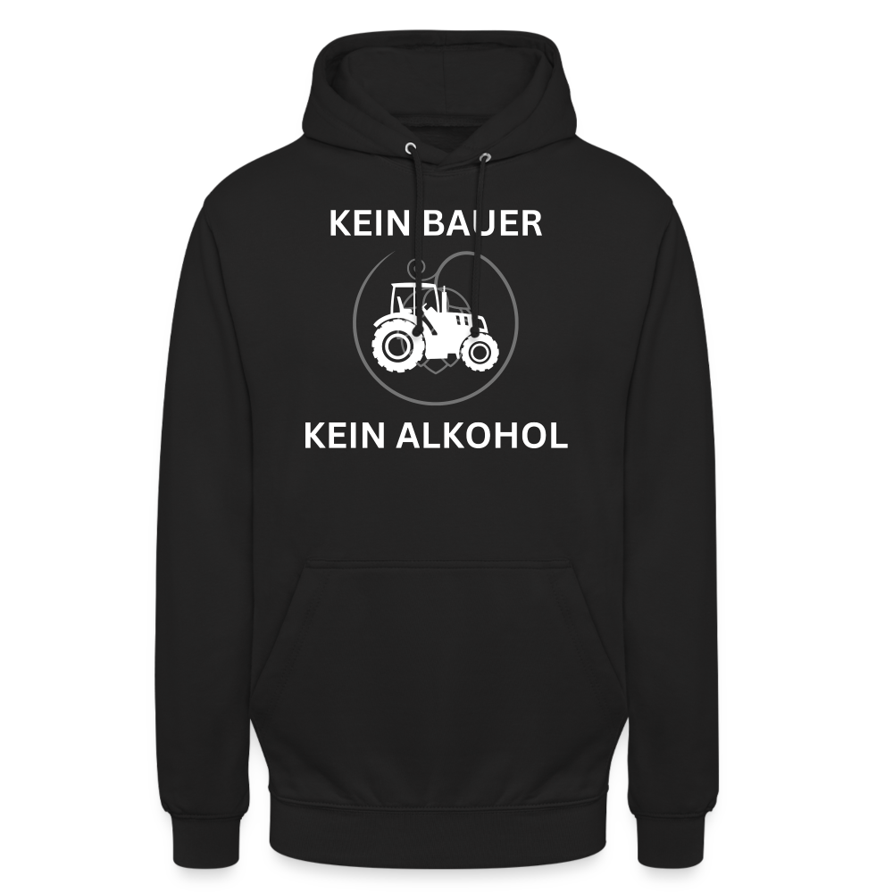 KEIN BAUER - Unisex Hoodie - Schwarz