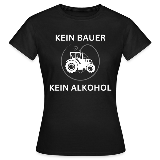 KEIN BAUER - Damen T-Shirt - Schwarz